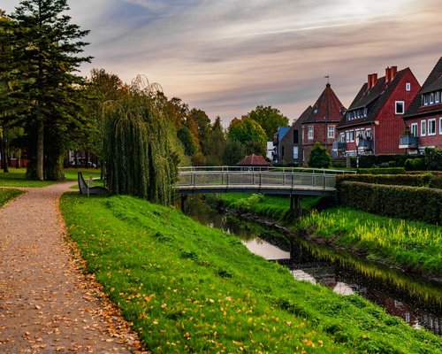 calm neighbourhood walk
